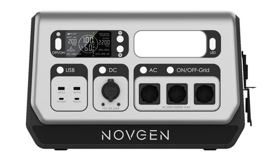 2048WH 2200W Система хранения солнечной энергии Балкон портативная электростанция