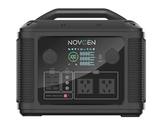 NOVP 1200W Возобновляемая портативная электростанция 1075Wh Мощность для кемпинга
